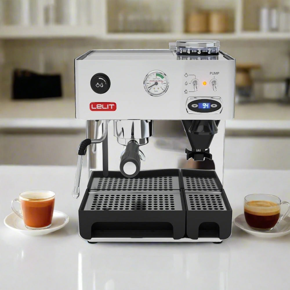 Lelit Anita Italian Coffee Machine with InBuilt Grinder Home Coffee Machines