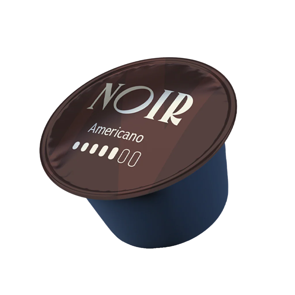 NOIR Americano coffee pod on a white background