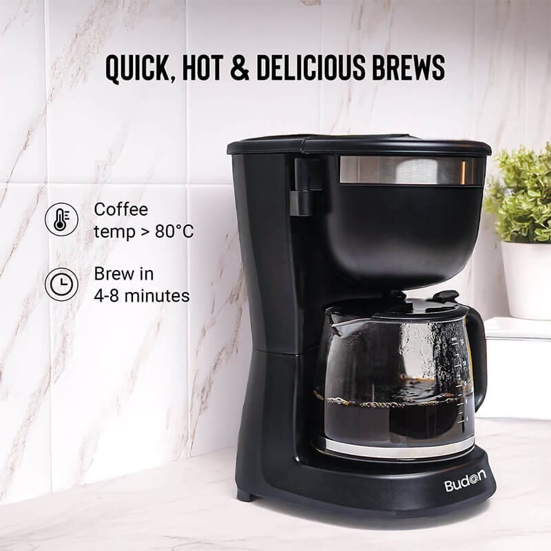 Budan Drip Coffee Maker for Home 12 Cup