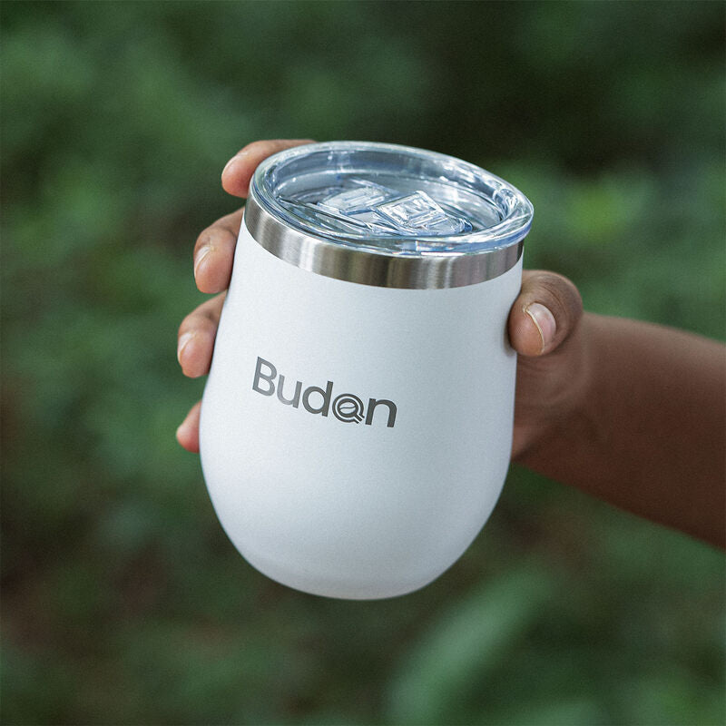 Budan Sipper White / Black Tumblers