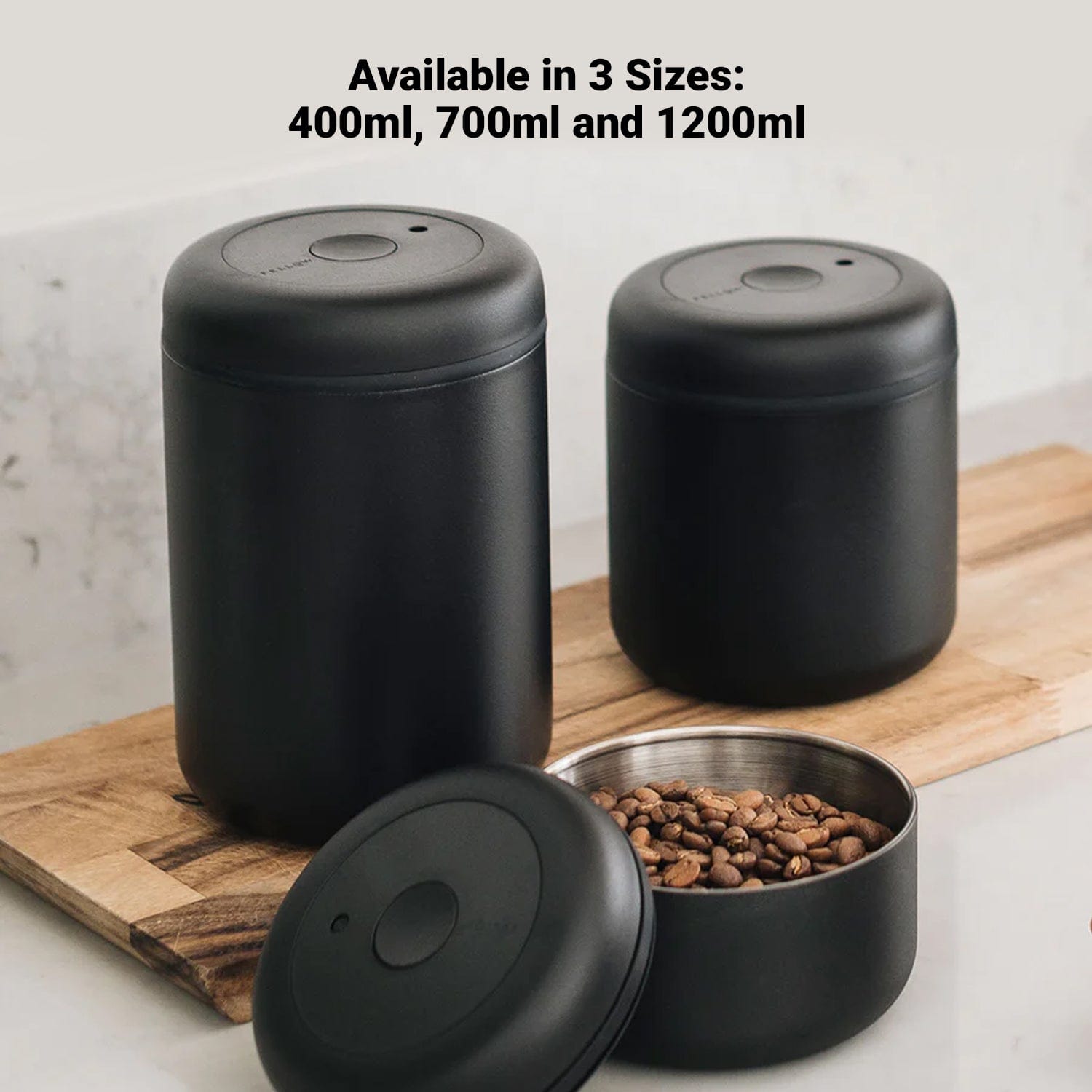 Fellow Accessories Fellow Atmos Vacuum Storage Canister, Stainless Steel