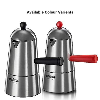 Lavazza Accessories Lavazza Carmencita CLASSIC BLACK, Espresso Coffee Maker 2 Cups (MOKA POT)