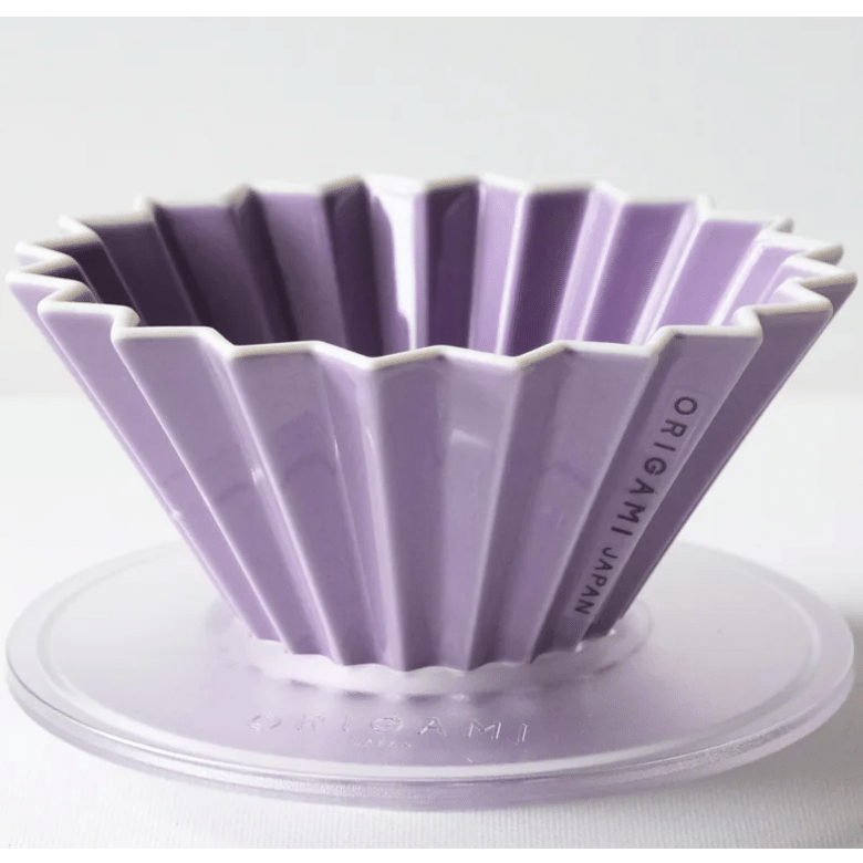 Origami Accessories Purple Origami Coffee Dripper with Holder | Medium - On pre order