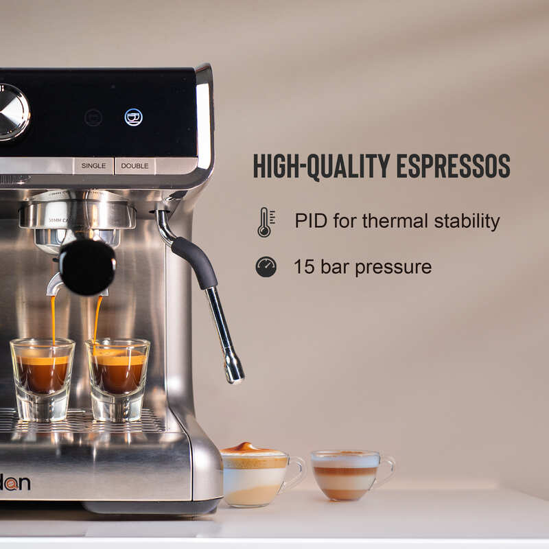 Budan Espresso Machine with Built-In Grinder Home Coffee Machines