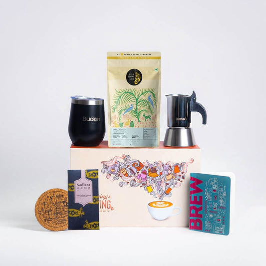 Something's Brewing Gift box Moka Pot Delight  | Gift Hamper