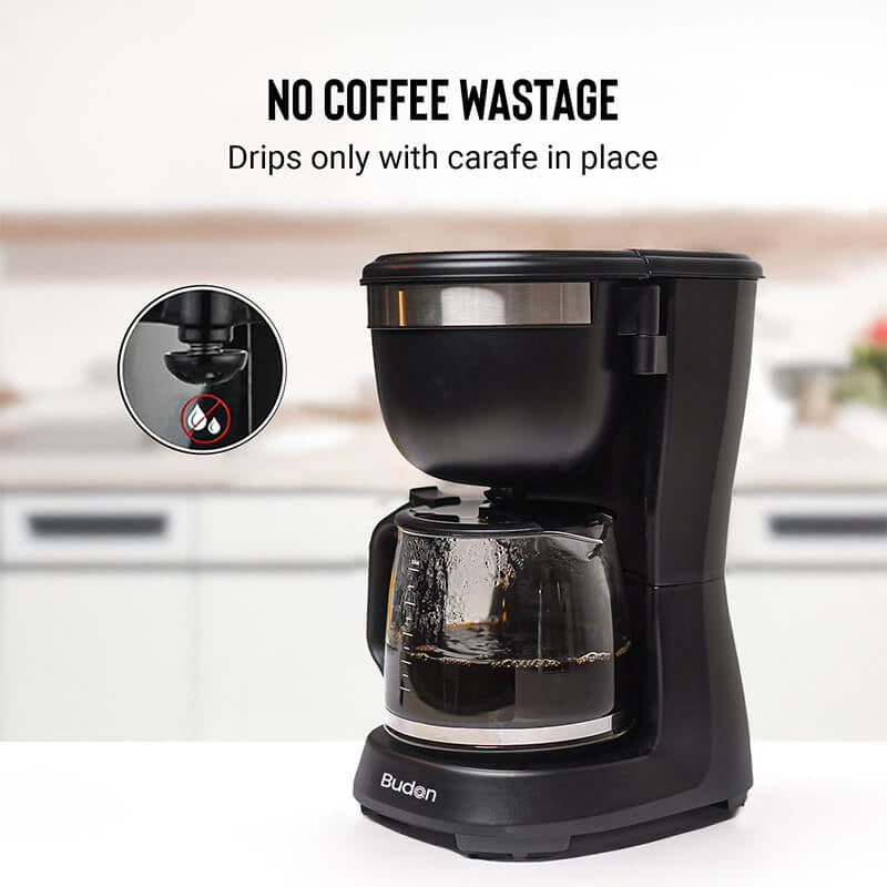 Budan Drip Coffee Maker for Home Coffee Machines 12 Cup Capacity