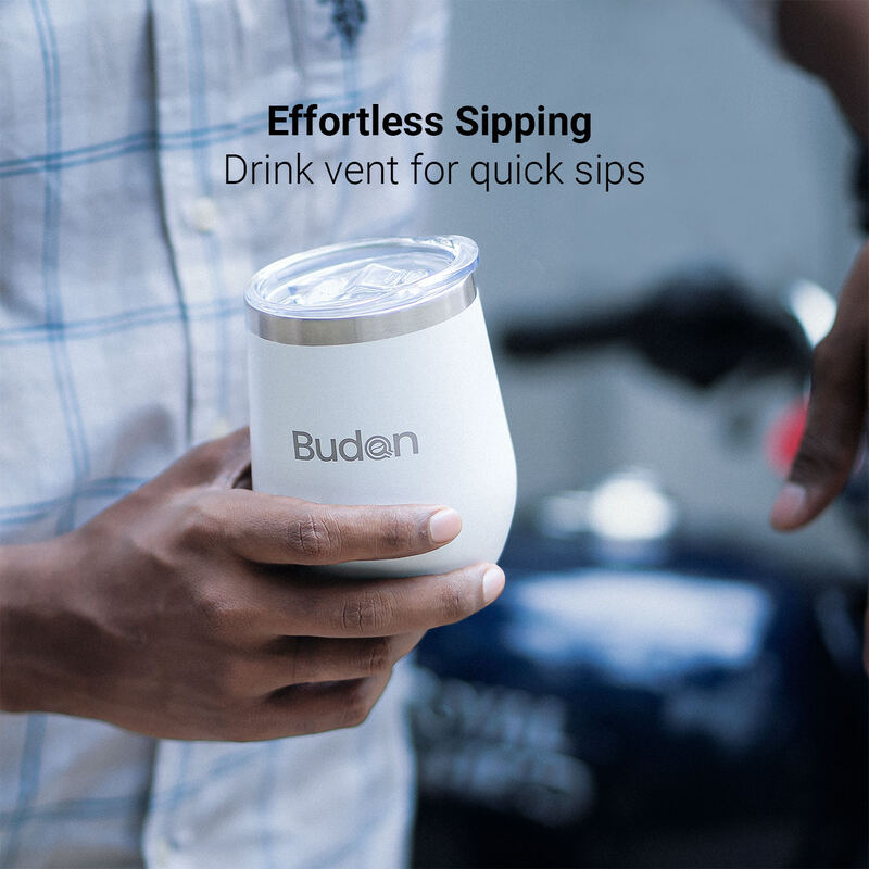 Budan Sipper White / Black Tumblers