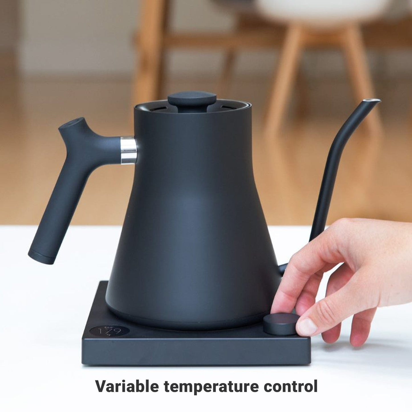 Fellow Accessories Fellow Stagg EKG, Temperature Control Electric Kettle, 900 ml | Electric Pourover kettle
