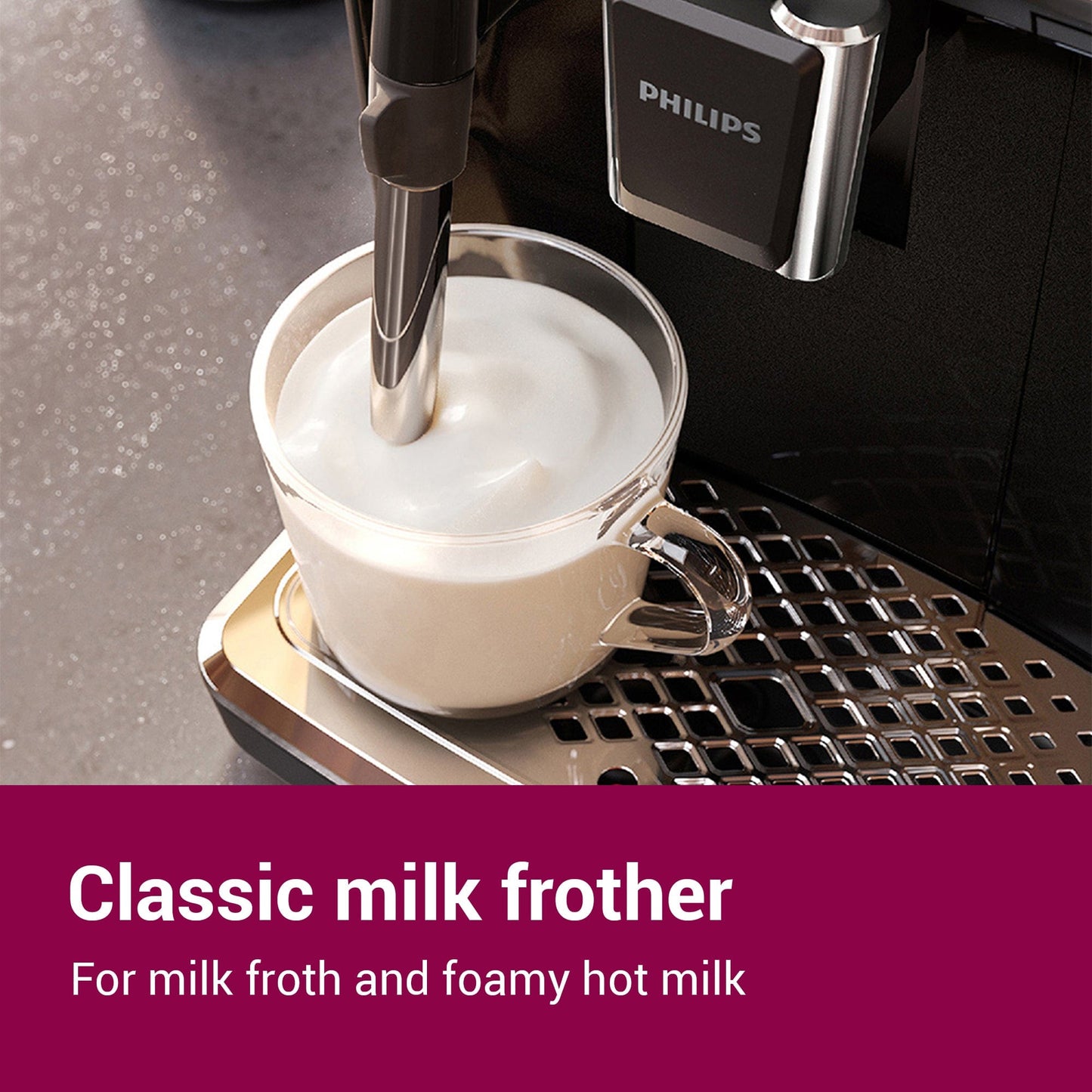 Somethings Brewing Store Philips 3200 series fully automatic espresso machines – Classic Milk Frother