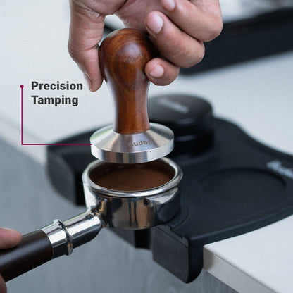 Budan Barista Tools Budan 58mm Coffee Tamper - Wooden Handle