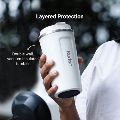 Budan Budan Travel Coffee Mug - 500ml White