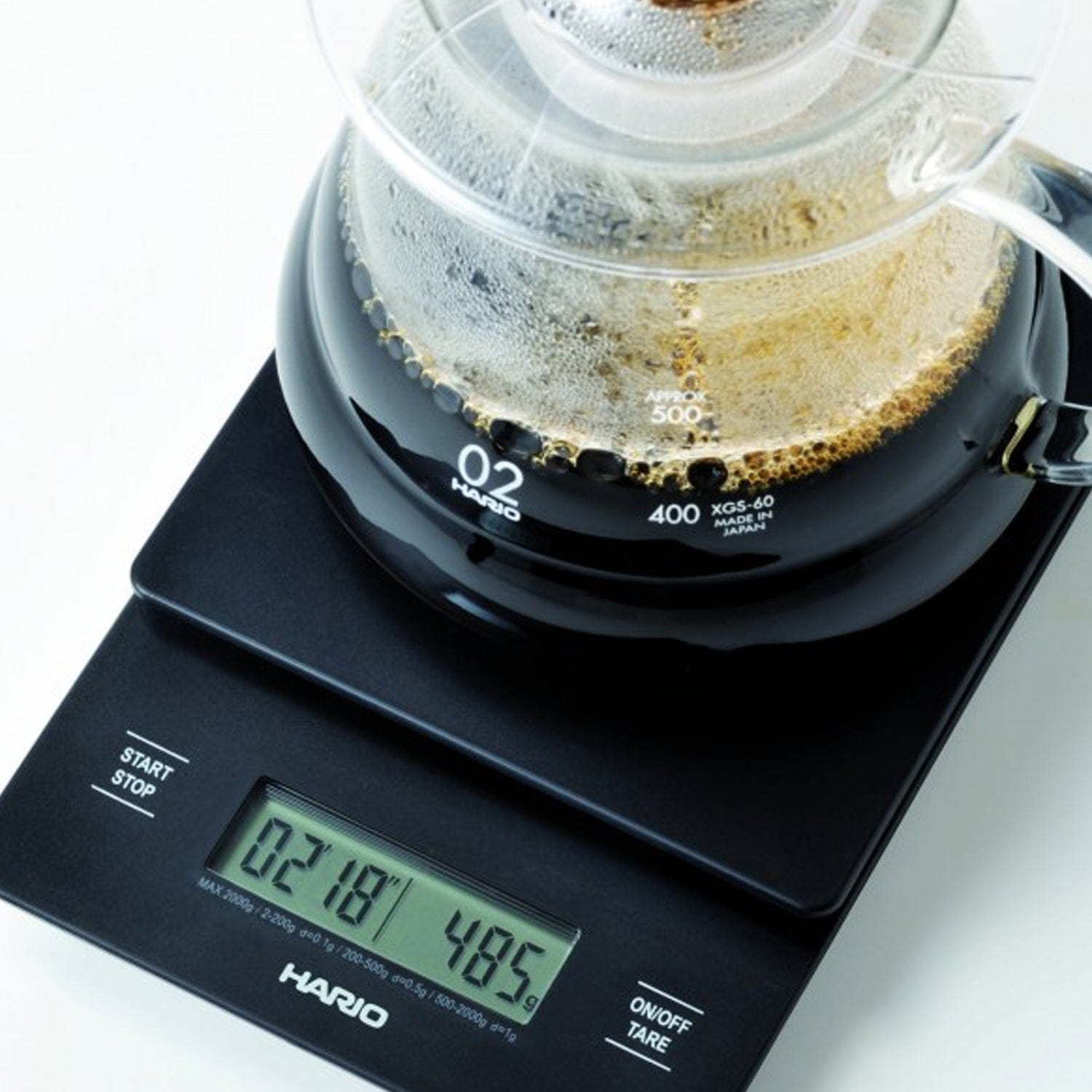V60 Drip Scale HARIO VST-2000 B - Bilancia digitale per preparazione caffè  filtro