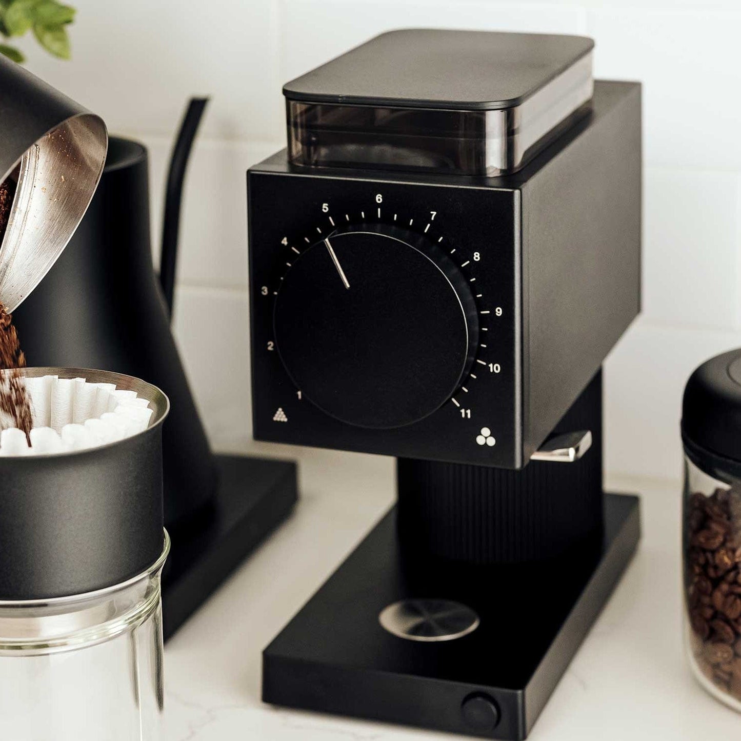 Fellow Fellow Stagg EKG black with Ode Gen1 Electric Coffee grinder