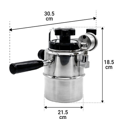 Bellman Manual Brewing Bellman Stovetop Espresso & Steamer CX-25P, Manual Brewer, Stainless Steel