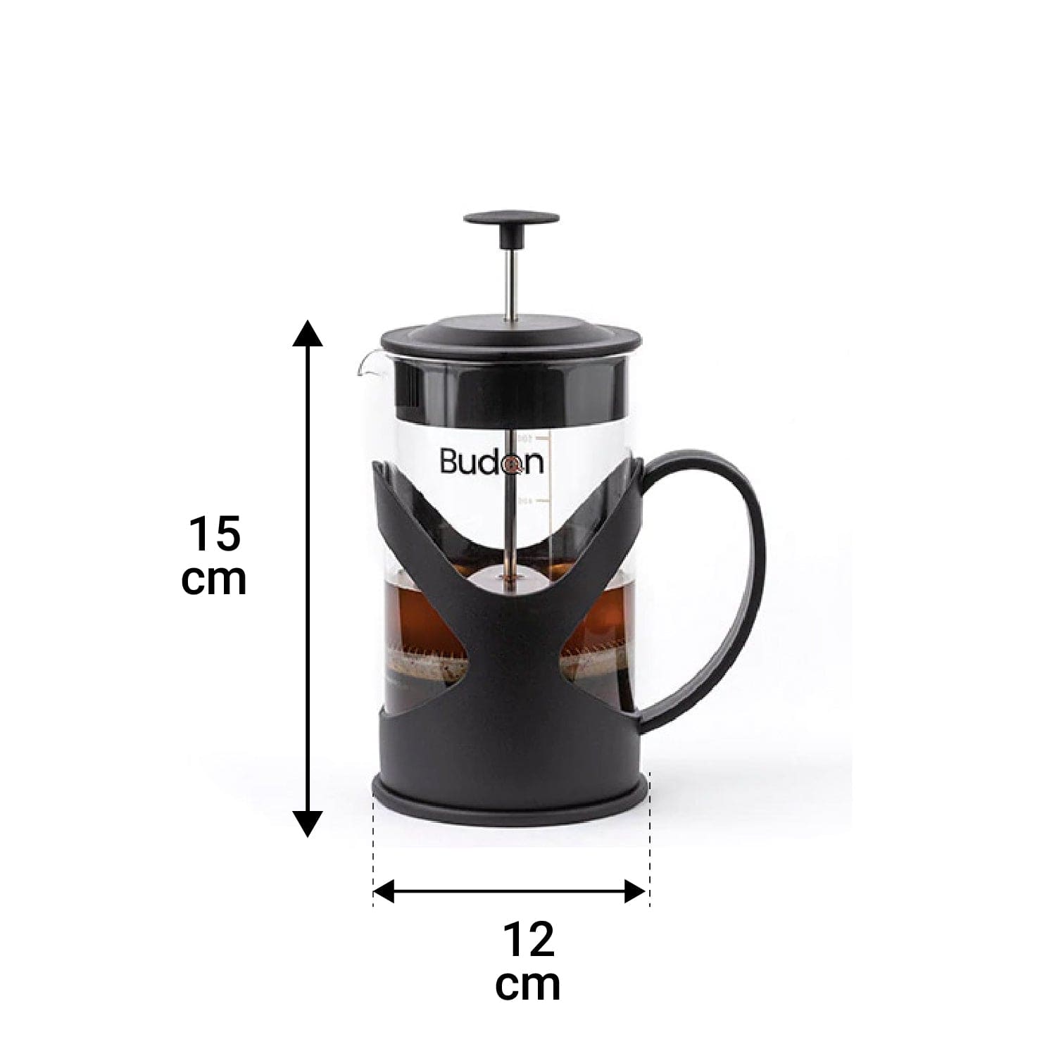 Coffee top percolator glass