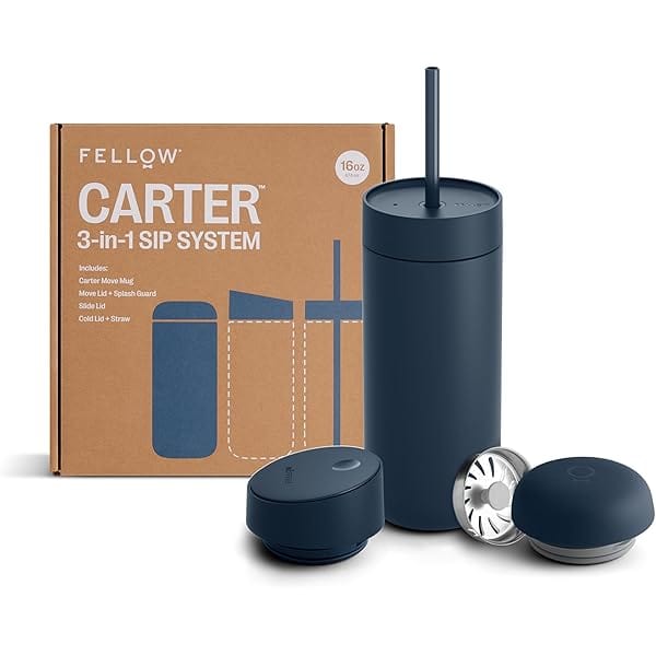 Fellow Accessories Stone Blue FELLOW CARTER 3-IN-1 LID SYSTEM