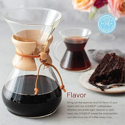 Chemex Manual Brewing Chemex 6 cup with Wooden Collar