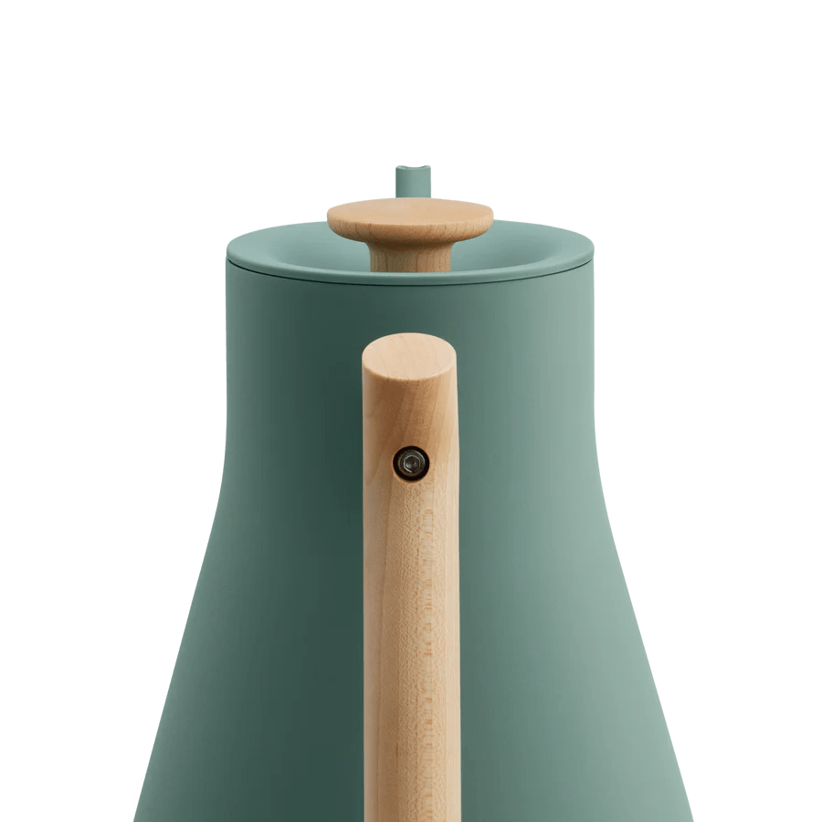 Fellow Accessories Fellow Stagg EKG Electric Kettle / Smoke Green  / Maple Handle / 900ml