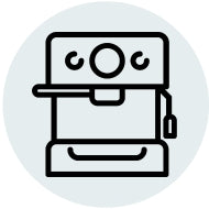 home coffee machine icon
