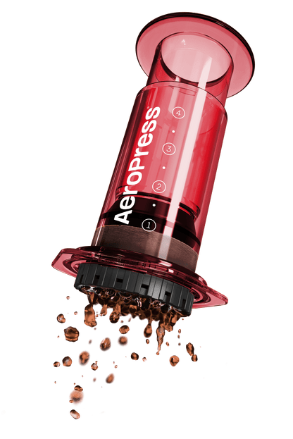 Aeropress Manual Brewing Aeropress Red Travel brewer / Coffee Maker - On pre order