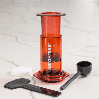 Aeropress Manual Brewing Aeropress Red Travel brewer / Coffee Maker - On pre order