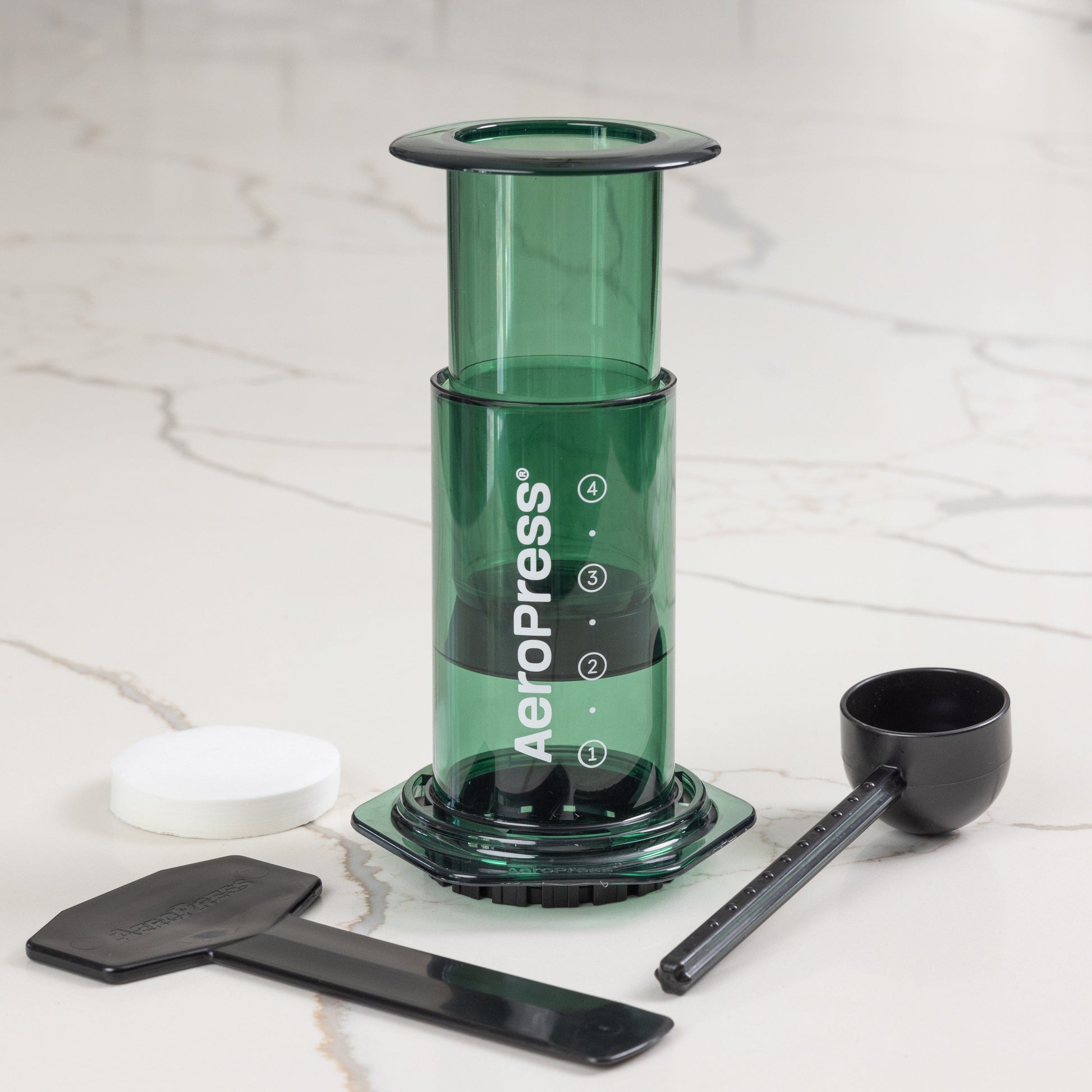 Aeropress Manual Brewing Aeropress Green Travel brewer / Coffee Maker - On pre order