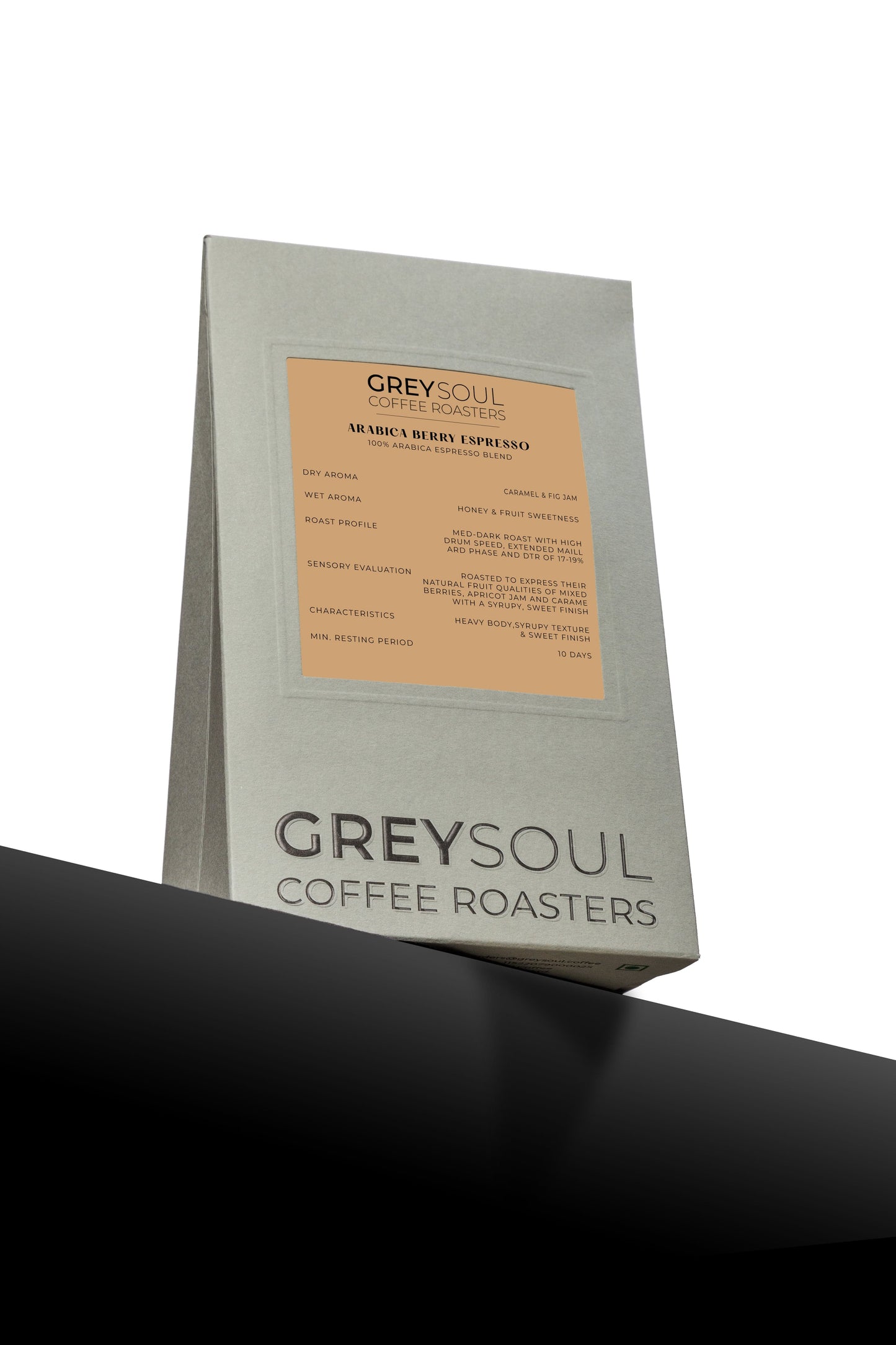 Greysoul Coffee Ground And Whole Beans Arabica Berry Espresso( 10kgs Minimum Order)