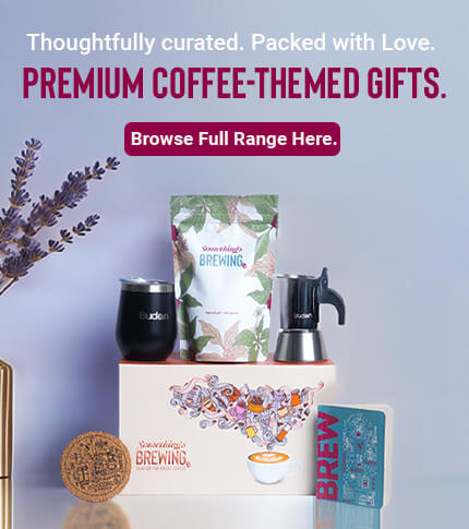 Somethings Brewing coffee Gifting Banner