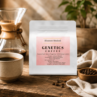blosom washed | genetics coffee-somethings's brewing