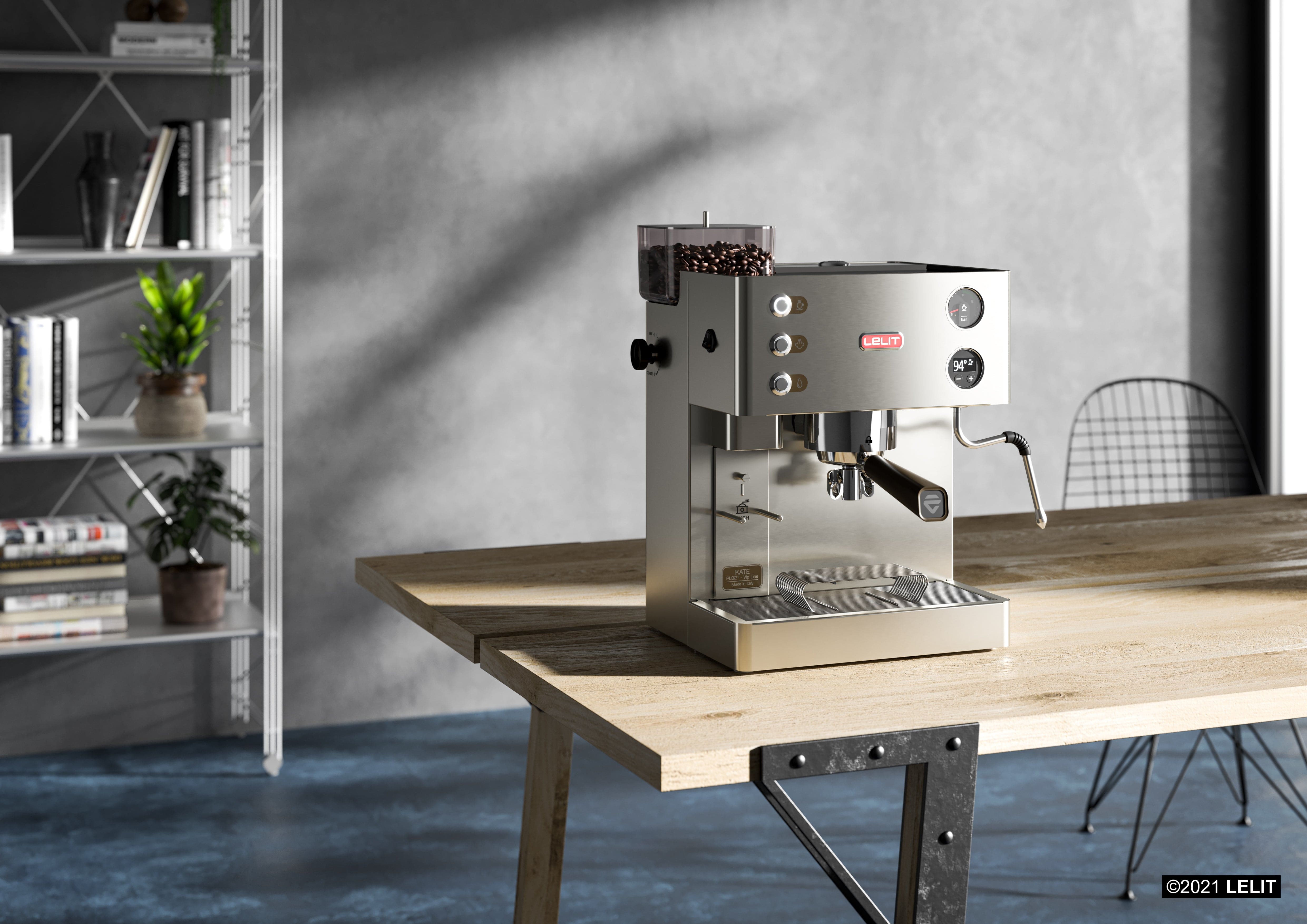 Elizabeth Dual Boiler with PID by Lelit PL92T Home Coffee Machines