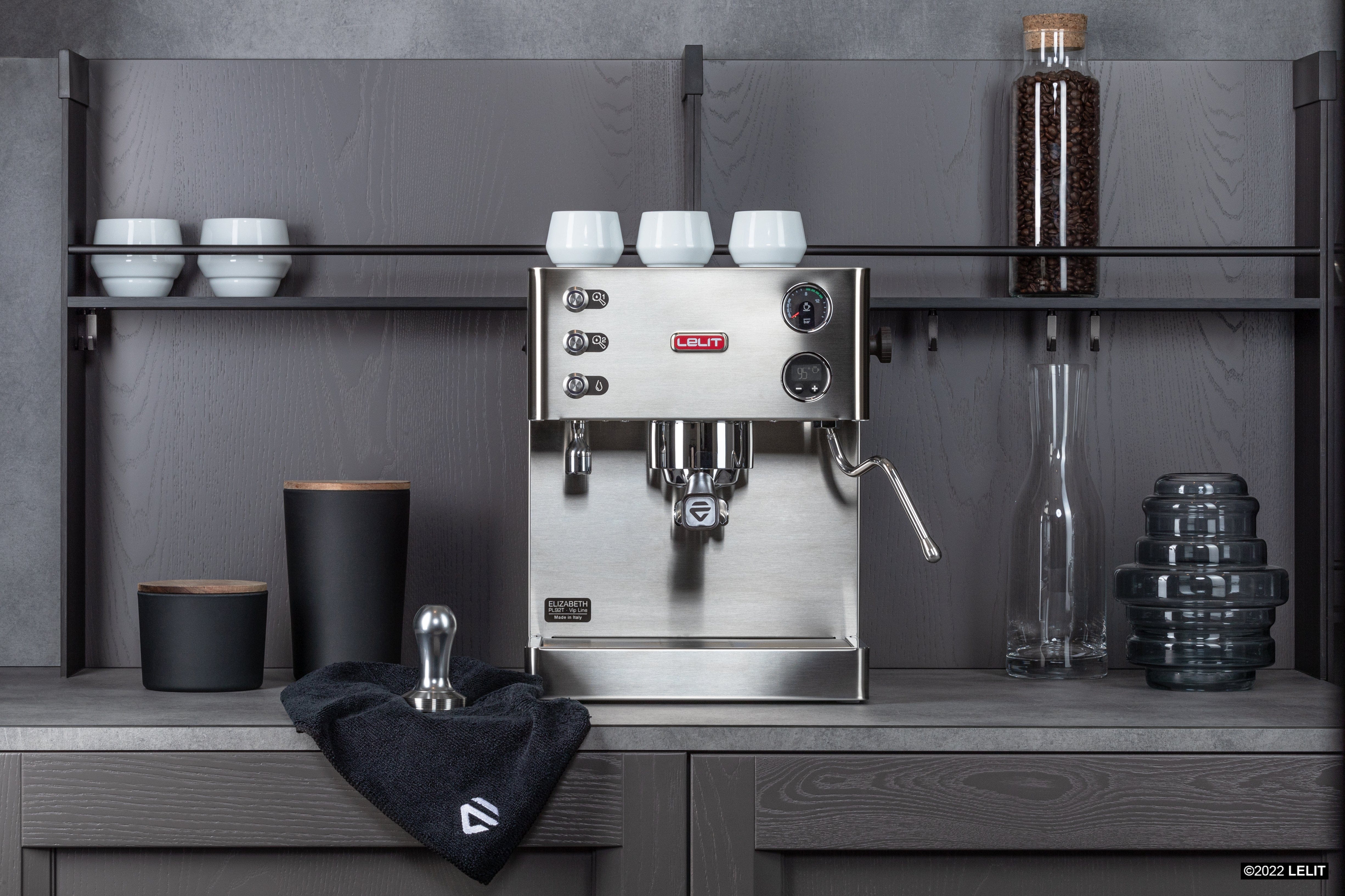 Elizabeth Dual Boiler with PID by Lelit PL92T Home Coffee Machines