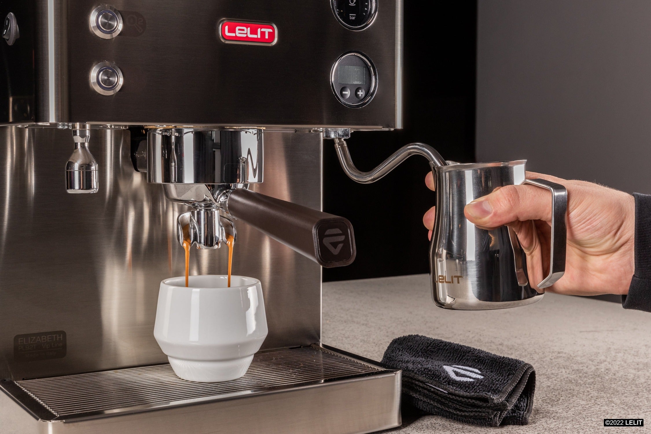 Elizabeth Dual Boiler with PID by Lelit PL92T Home Coffee Machines