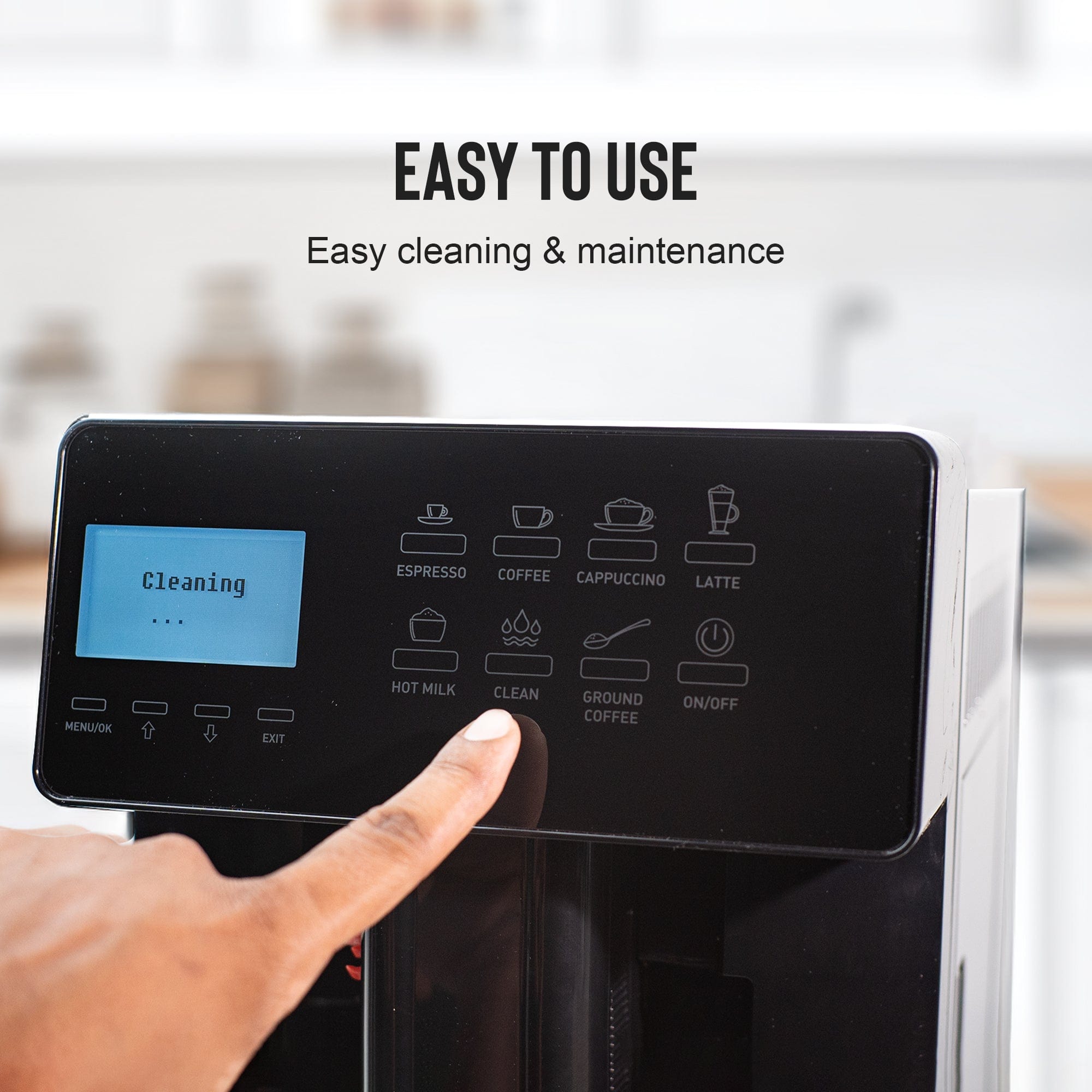 Budan Fully Automatic Coffee Machine with One Touch Button Home