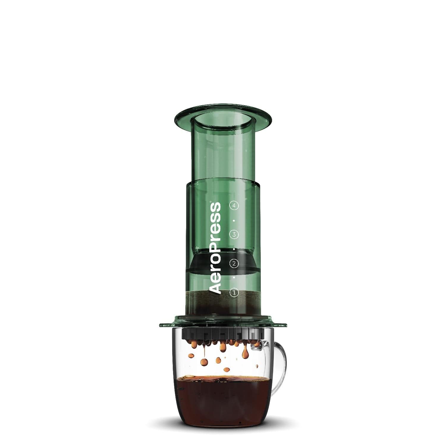 Aeropress Manual Brewing Aeropress Green Travel brewer / Coffee Maker - On pre order