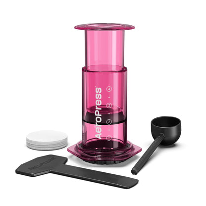 Aeropress Manual Brewing Aeropress Pink Travel brewer / Coffee Maker - On pre order