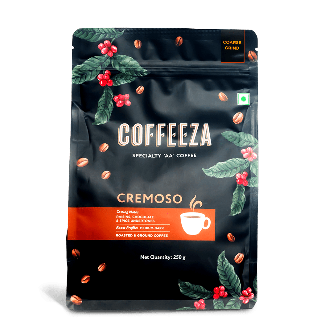 Coffeeza Cremoso Ground Coffee (Coarse Grind)