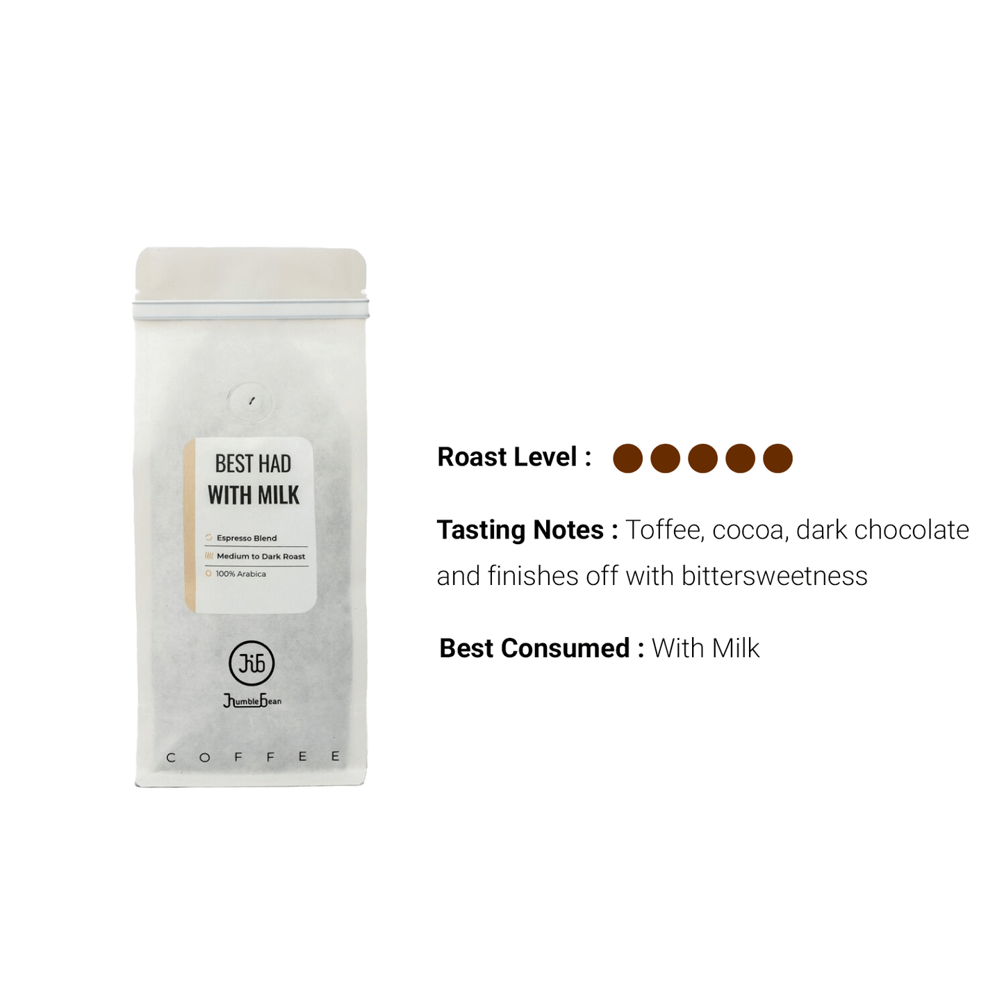 HumbleBean Coffee Ground And Whole Beans Humble Bean Coffee Espresso Blend