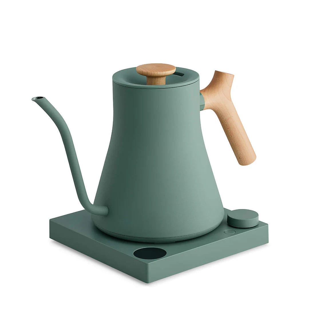 Fellow Accessories Fellow Stagg EKG Electric Kettle / Smoke Green  / Maple Handle / 900ml