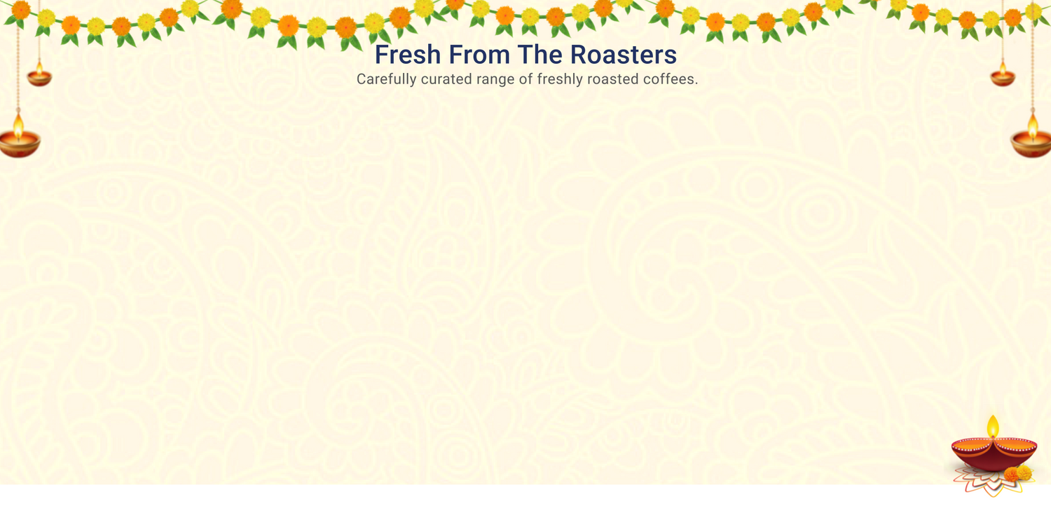 Fresh from the roasters image banner