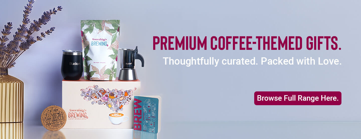 Somethings Brewing coffee Gifting Banner