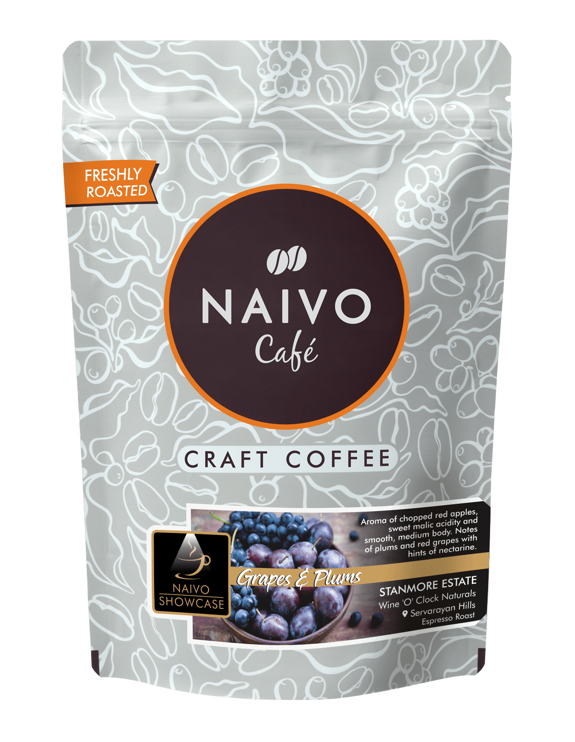 Naivo Ground And Whole Beans Naivo Grapes & Plums – Stanmore Wine ‘O’ Clock Naturals