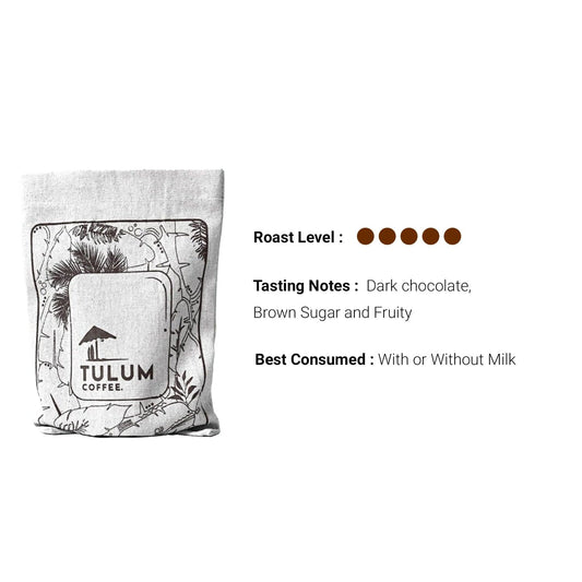 Tulum Coffee Ground And Whole Coffee Beans Tulum Grey | Pulneys - 100% Organic Coffee