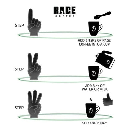 Rage Coffee Instant coffee Rage Coffee Silk Blend Classic 50 GMs | 100% Pure Coffee | Premium, Bold & Smooth
