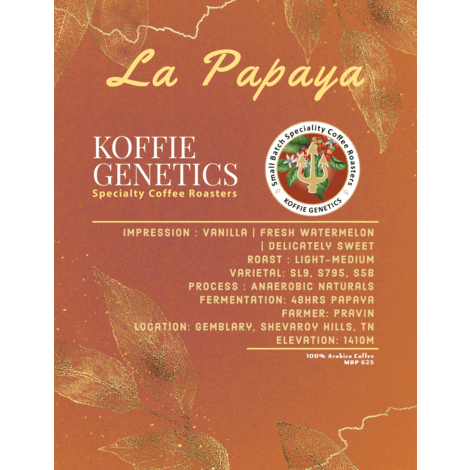Koffie Genetics Ground And Whole Beans Koffie Genetics - La Papaya