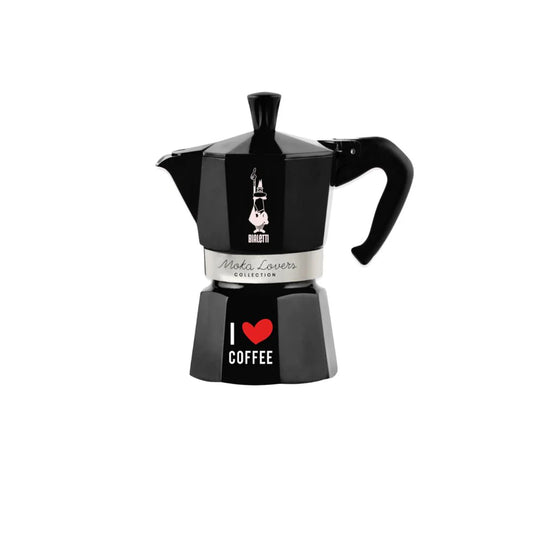 Bialetti moka express I love coffee 3 cups Black