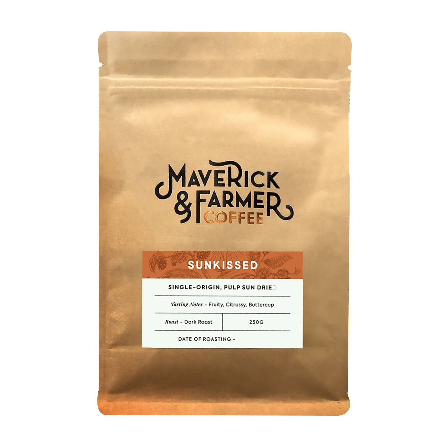 Mavekick & Farmer Ground And Whole Coffee Maverick & Farmer Sunkissed - Pulp Sundried