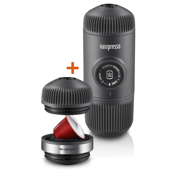 Wacaco Nanopresso Grey with NS Adapter - Something's Brewing