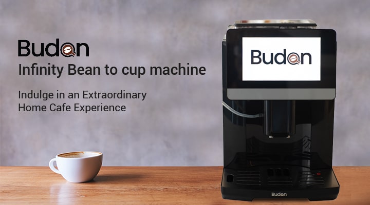 Budan Infinity Bean To Cup Coffee Machine with 7" Display - Product Description