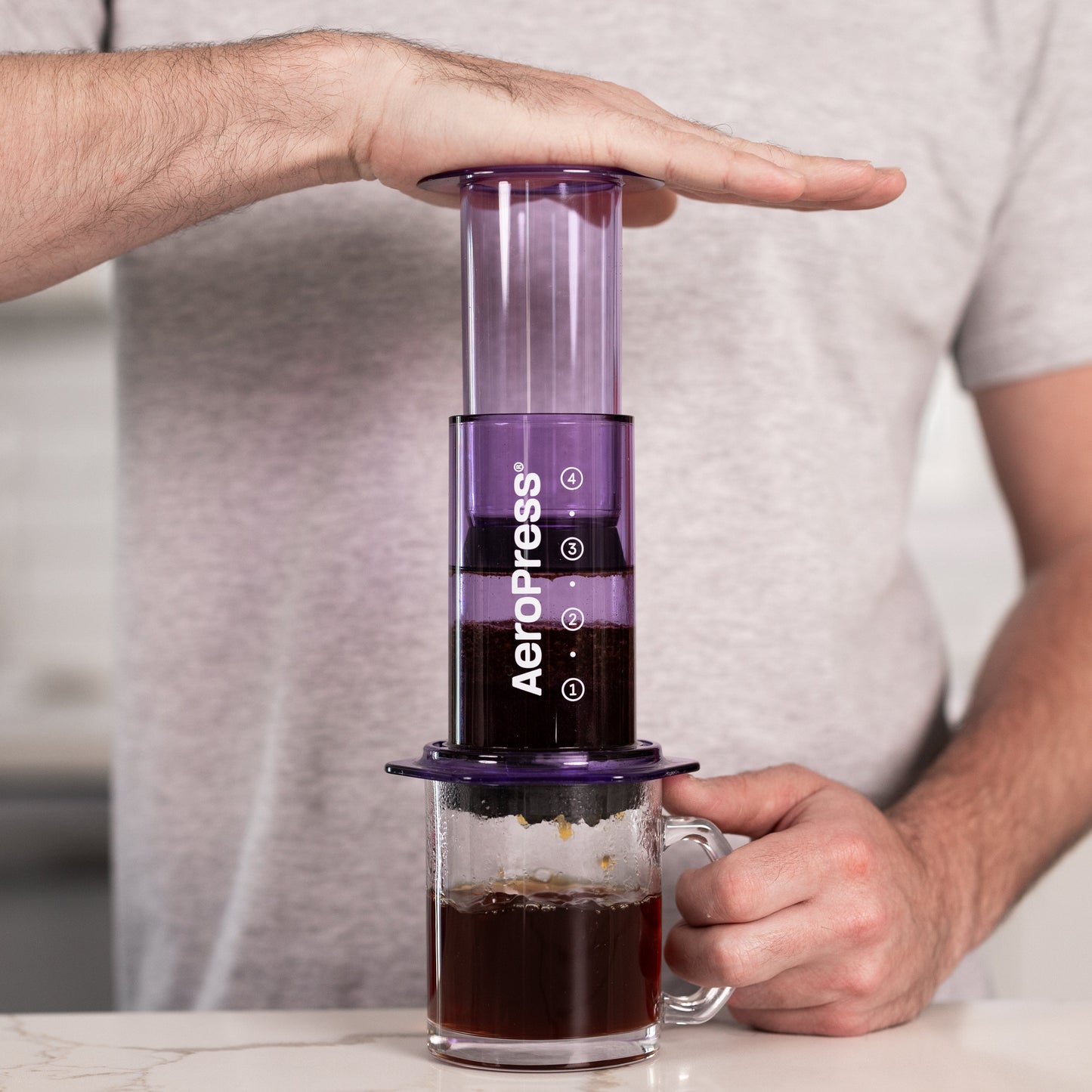 Aeropress Manual Brewing Aeropress Purple Travel brewer / Coffee Maker - On pre order