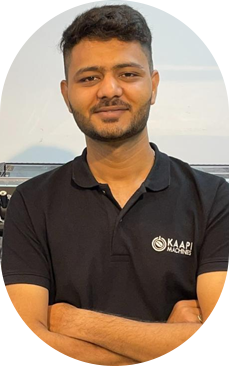 Kappi Machines Employee image with logo